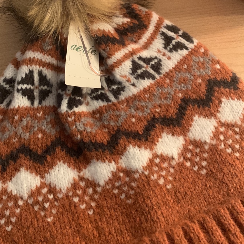 🍂 Aerie-Taille Unique Faux Fur Hat